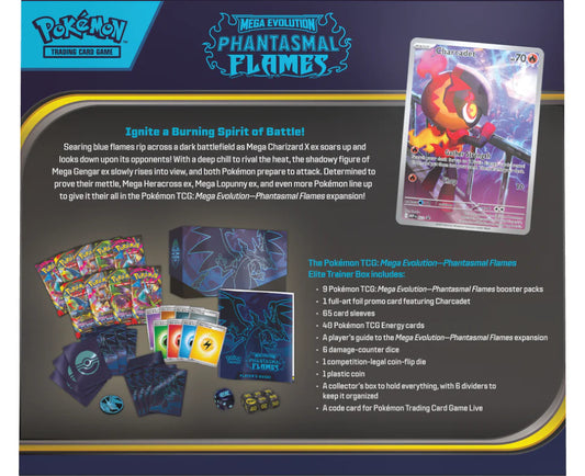 Pokémon TCG: Mega Evolution-Phantasmal Flames Elite Trainer Box