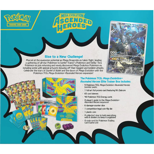 Pokémon TCG: Mega Evolution-Ascended Heroes Elite Trainer Box