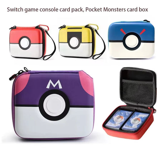 400Pcs Pokemon Game Cards Capacity Cards Holder Album Hard Case Card Holder Book Earphone Storage Box Birthday Gifts