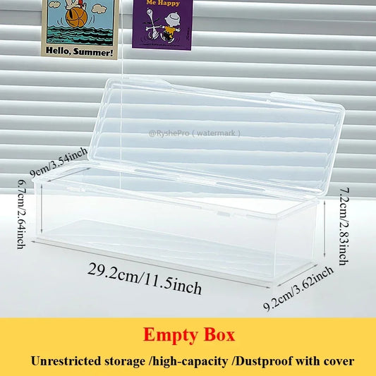 2L Trading Card Storage Box for PKM TCG Card Organizer Plastic Bulk Collectible Card Case Holds 700+ Cards for MTG PTCG Sports