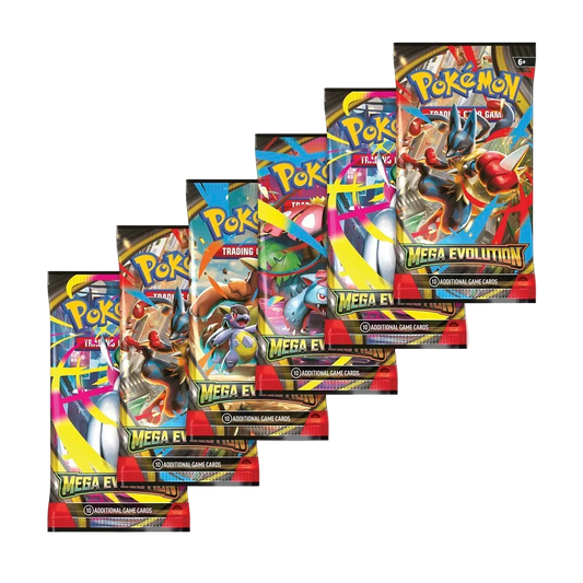 Pokémon TCG: Mega Evolution Booster Bundle (6 Packs)