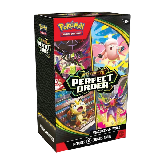 Pokémon TCG: Mega Evolution-Perfect Order Booster Bundle (6 Packs)